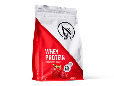 Whey Protein Aardbei - 750g